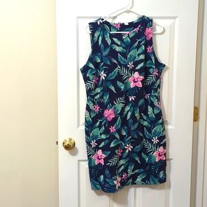 Old navy floral print dress xl